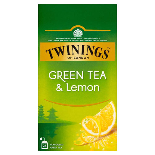 Twinings Zielona herbata o smaku cytrynowym 40 g (25 torebek)