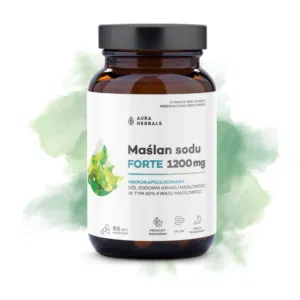 Aura Herbals Maślan sodu FORTE 1200 mg, mikrokapsułkowany, kapsułki 60szt.