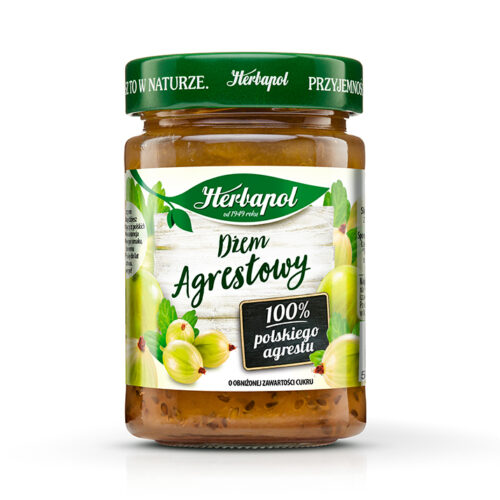 Herbapol Dżem agrestowy o obniżonej zawartości cukru 280 g