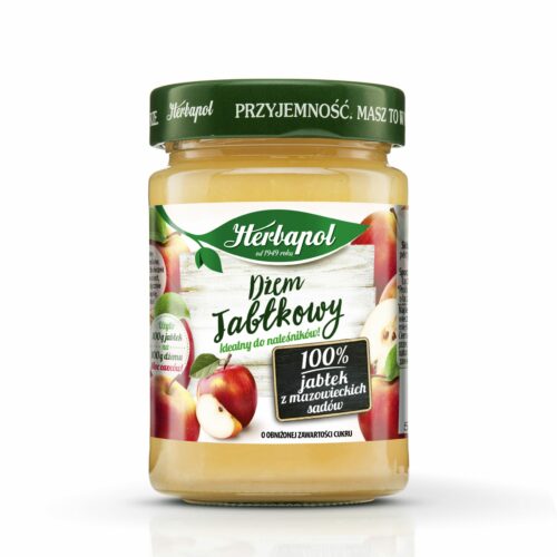 Herbapol Dżem jabłkowy o obniżonej zawartości cukru 280 g