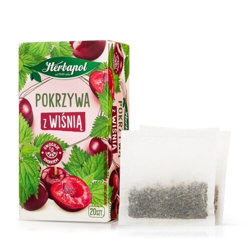 Herbapol - Pokrzywa z wiśnią 30 g (20 x 1,5 g)