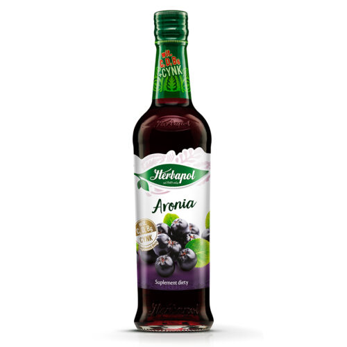 Herbapol Syrop o smaku aroniowym 420 ml