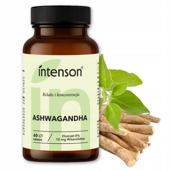 Ashwagandha  60 tabletek Intenson