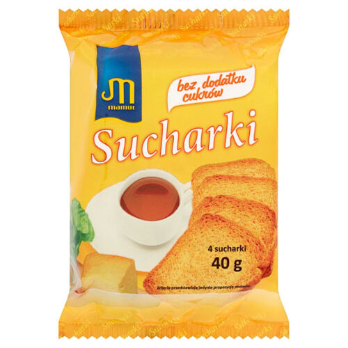 Mamut Sucharki bez dodatku cukrów 40 g (4 sztuki)