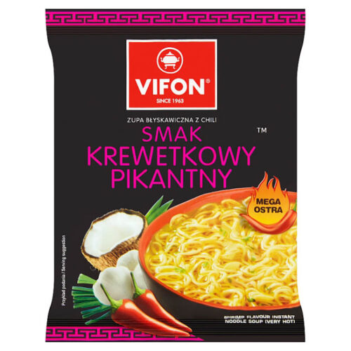Vifon Zupa błyskawiczna smak krewetkowy pikantny 70 g