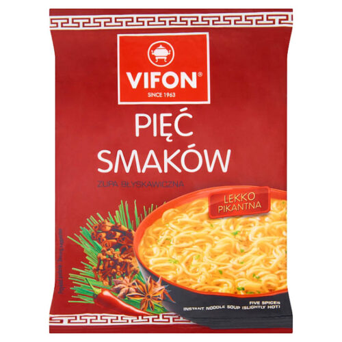 Vifon Pięć Smaków Zupa błyskawiczna 70 g