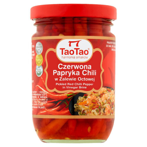 Tao Tao Czerwona papryka chili w zalewie octowej 200 g