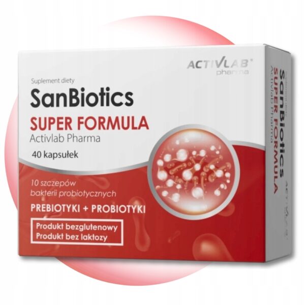 SanBiotics Super Formula ActivLab Pharma 40 tabletek
