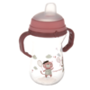 Canpol babies Kubek niekapek z silikonowym ustnikiem Bonjour Paris 250ml Pink