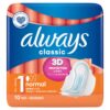 Podpaski ze skrzydełkami Always Classic Normal (rozm. 1) x10