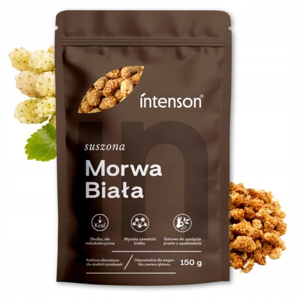 Morwa biała suszona 150g Intenson