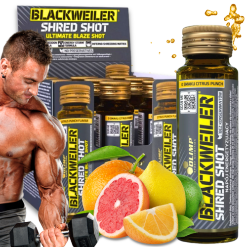 9x Blackweiler Shred shot 60ml Olimp Cytrusowy