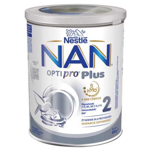 Nestlé NAN OPTIPRO Plus 2 HMO Mleko następne dla niemowląt powyżej 6. miesiąca, 800g