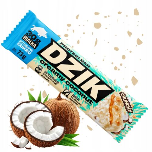 Dzik baton proteinowy kokosowy