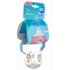 Canpol babies Kubek niekapek z silikonowym ustnikiem Bonjour Paris 250ml Blue