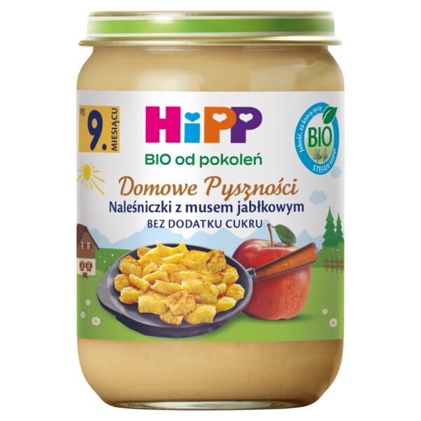 16207177_T1 HiPP BIO Domowe Pyszności Naleśniczki z musem jabłkowym po 9. miesiącu 190 g