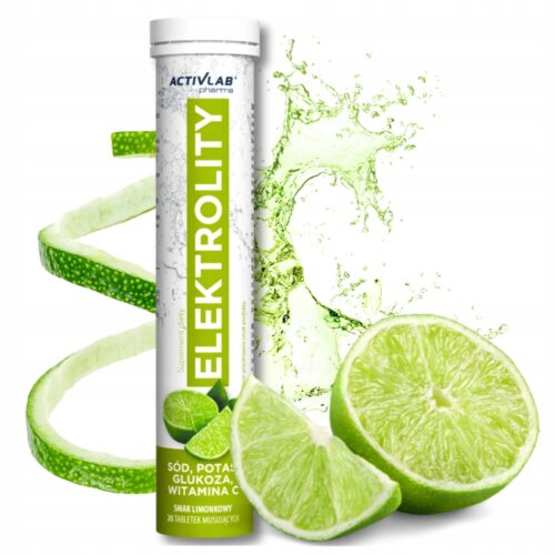 Elektrolity ActivLab 20 tabletek Limonka