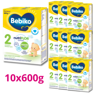 Bebiko 2 Mleko następne dla niemowląt powyżej 6. miesiąca życia 600g 10x600g