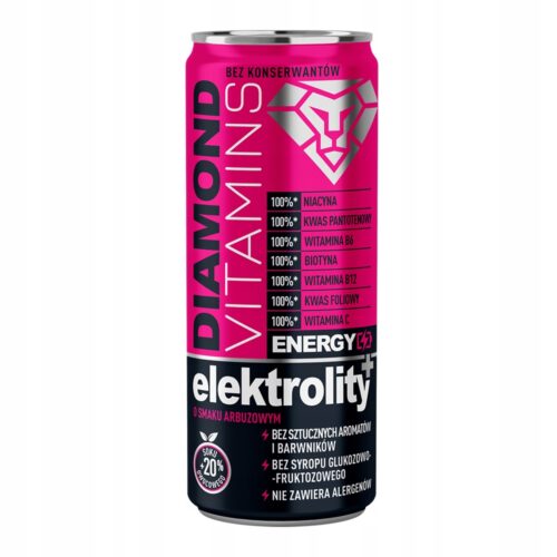 Dr Vita Napój Diamond Vitamins Elektrolity+ Energy 250 ml
