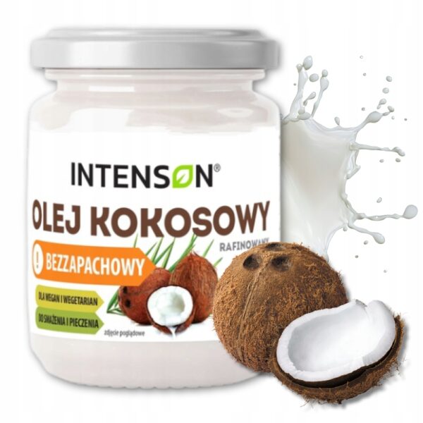Olej kokosowy rafinowany Intenson 500ml