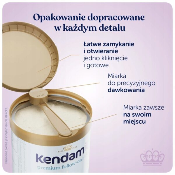 1a898a5b-a879-4d42-ab56-cfd35da4be7a KENDAMIL PREMIUM 2 HMO+ 800g Mleko następne od 6. do 12. miesiąca życia