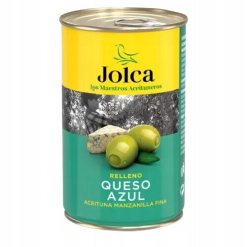 Jolca oliwki zielone z serem pleśniowym, 300g