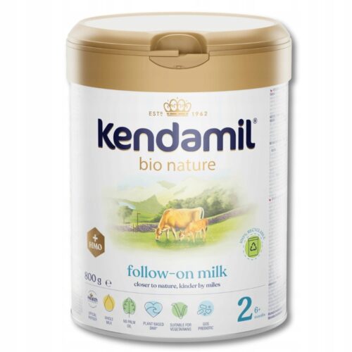 KENDAMIL BIO NATURE 2 HMO+ 800g Mleko następne od 6. do 12. miesiąca życia