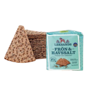 Leksands Pieczywo Chrupkie Żytnie z Nasionami i Solą Morską 200g / 2ABPICHZNS200