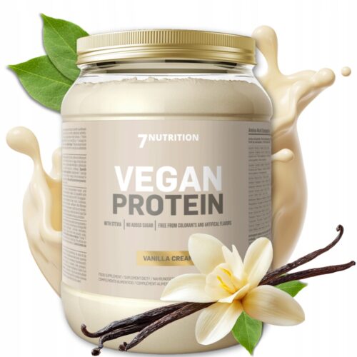 207bb9e6-af57-49f3-87c7-f461ddac2612.jpeg Vegan Protein 660g 7Nutrition Białko Wegańskie Wanilia