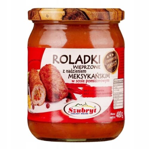 Roladki Wieprzowe Z Nadzieniem Meksykańskim 480 g Danie Gotowe Szubryt