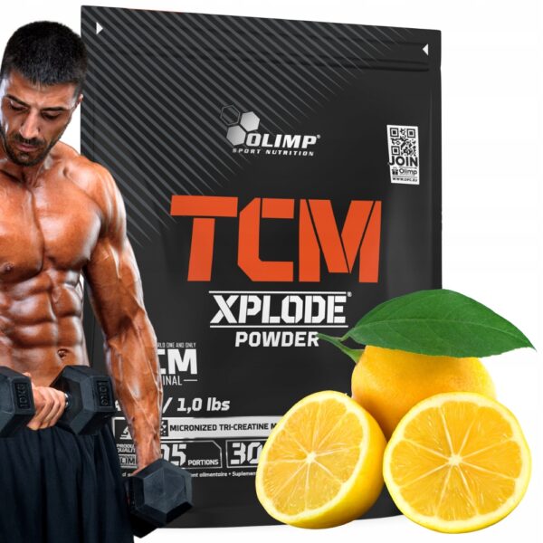 Olimp TCM Xplode Powder 450g cytrynowy