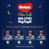 Huggies Elite Soft Pieluchy na noc rozmiar 5 12-17 kg 17 sztuk