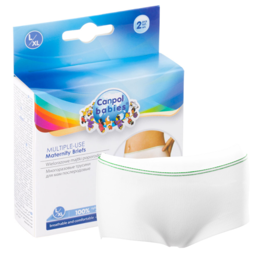 Wielorazowe majtki poporodowe (siateczkowe) 2 szt. L/XL