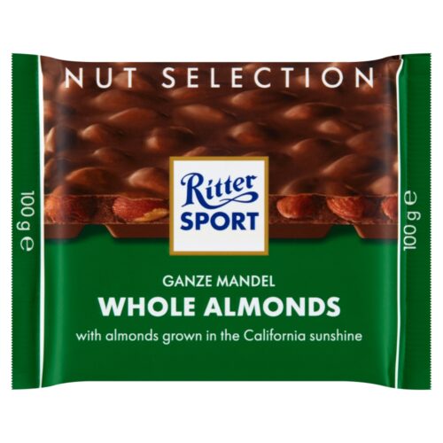 Ritter Sport Czekolada mleczna z całymi migdałami 100g