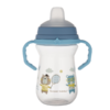 Canpol babies Kubek niekapek z silikonowym ustnikiem Bonjour Paris 250ml Blue
