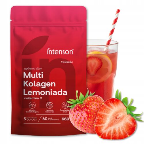 Multikolagen 660g Intenson Truskawkowy