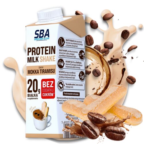 SBA Protein Milk Shake 265g Mlekovita Mokka tiramisu