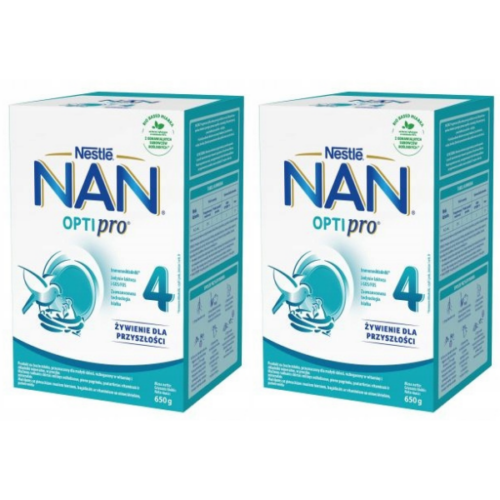 Nestlé mleko NAN OPTIPRO 4 po 2. roku życia 2x650g