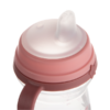 Canpol babies Kubek niekapek z silikonowym ustnikiem Bonjour Paris 250ml Pink