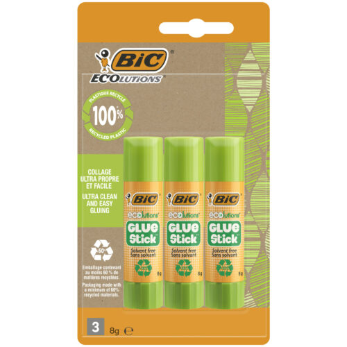 Klej w sztyfcie BiC Ecolution Stick 3x8g