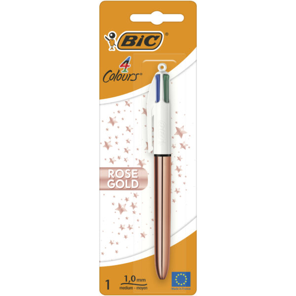Długopis wielokolorowy 4w1 BiC 4 Colours Rose Gold Shine