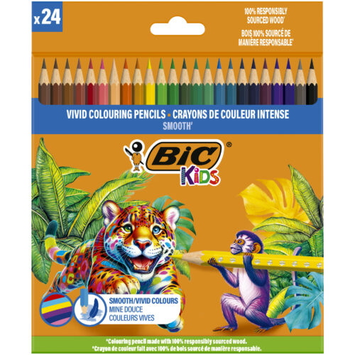 Kredki BiC Eco Smooth 24 kolory