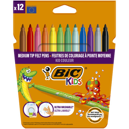 Flamastry BiC Kids Kid Couleur 12 kolorów