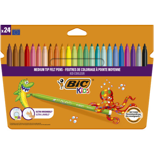 Flamastry BiC Kids Kid Couleur 24 kolory