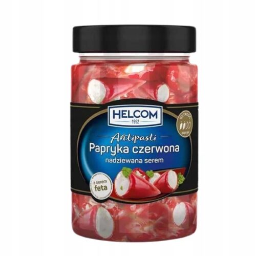 Antipasti - papryka czerwona nadziewana serem Helcom 327ml
