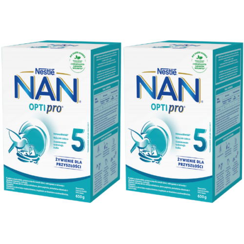 Nestlé mleko NAN OPTIPRO 5 2x650g (2 x 325 g)