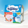 Nestlé Yogolino Deserek mleczno-owocowy truskawka dla niemowląt po 6. miesiącu 400 g (4 x 100 g)