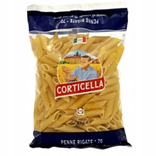 Corticella Makaron Rurka gruba Penne rigate, 500g