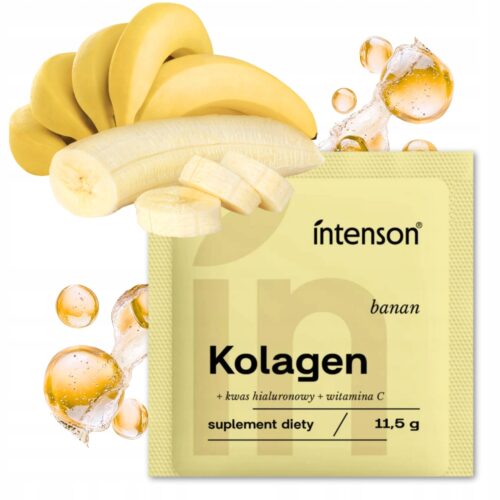 Kolagen do picia 11,5g Intenson Bananowy
