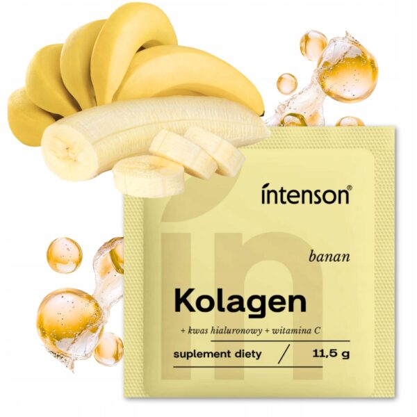 Kolagen do picia 11,5g Intenson Bananowy